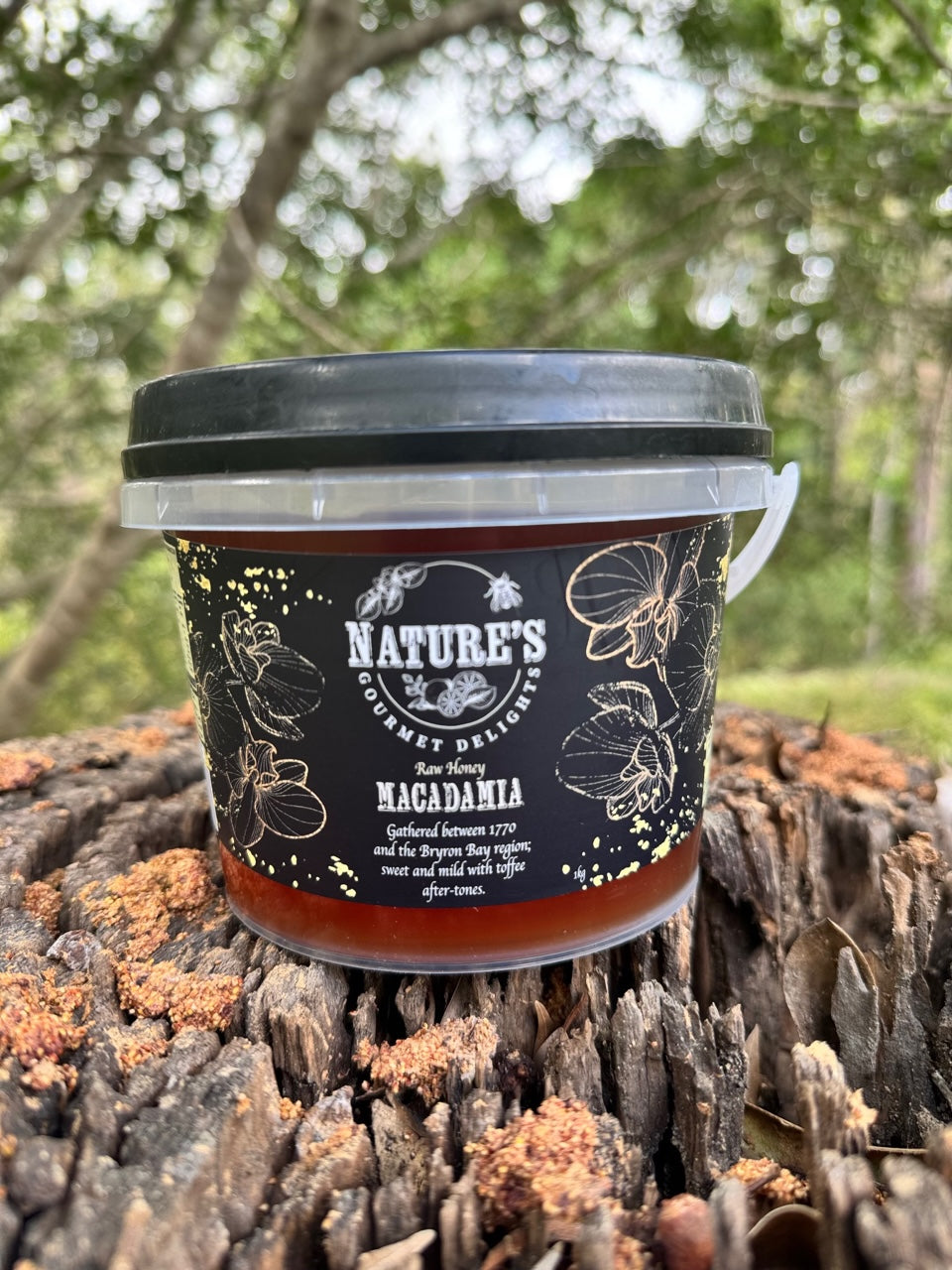 1kg Macadamia Raw Honey Pail